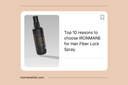 Top 10 Reasons to Choose IRONMANE for Hair Fiber Lock Spray